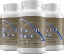 Suplemento de soporte de inmuno Beta altamente purificada 1,3D Glucan 100 mg por cápsula (beta-glucan Fiber) (Pack of 3)