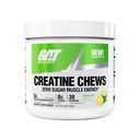GAT SPORT Creatine Chews, Zero Sugar, 5g Puro Creatine Monohydrate, 3er Partido Tested, Brain Health, Muscle, Strength, Anti-oxidant Support, for Men &amp; Women, 30 Servings (Límina de limón)