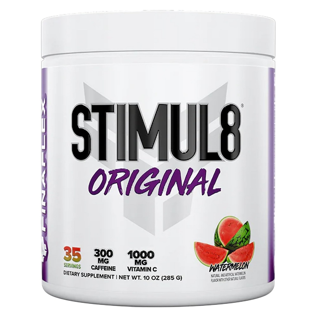 FINAFLEX STIMUL8 Original Pre-Workout, Watermelon - Energy, Strength &amp; Endurance for Men &amp; Women - With Caffeine, Beta-Alanine &amp; Vitamina C - 35 Servings