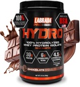 LABRADA Hydro 100% puro hidrolizado Whey Protein Isolate Powder, Lactose Free, Fastest Digesting, Instant Mixing,Delicious Taste 20 Servings(Chocolate)