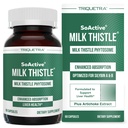 SoActive® Milk Thistle: 10X More Effective Milk Thistle Phytosome, Optimized for Essential Bioactive Silybin A & B Plus Bilear® Artichoke Extract " Bile Enhancer - Liver Support TEN 60 Servings