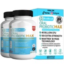 BestBreath Oral Probiotic MAX - 40 Billion CFU - Soporte para dientes, gomas, oído, nariz, garganta &amp; salud digestiva - 60 cápsulas (2)