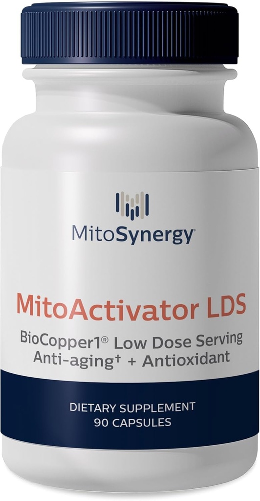 MitoActivador BioCopper1 Cu1 (Cunermuspir) LDS - Bajo Dose Servir 0.1mg Bioavailable Cobre - Tick Immune Soporte para usuarios sensibles para minimizar la reacción de Herxheimer