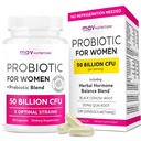 Probióticos para Mujeres ← 50 Billones CFU para Vaginal, pH Balance &amp; Digestive Health Support  Probióticos con Prebióticos &amp; Hormon Balance Blend ← Tested, Vegan &amp; Gluten-Free ← 30 Ct