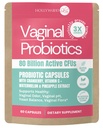 Vaginal Probiótico para Mujeres TENIDO 80 Billones CFUs ANTE 3X Fórmula más fuerte con Lactobacillus rhamnosus GR-1, L. reuteri RC-14, Prebióticos, Vitamina C &amp; D3 ANTERI Odor > pH Apoyo Silencioso 60 cápsulas (60 cápsulas)