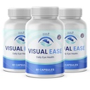 Visual Ease – Eye Vitamin Supplement with Lutein, Zeaxanthin, Bilberry, Vitamin A C E & Zinc – Non-GMO Formula – Made in USA – 60 Capsules, 60 Servings, 3 Month Supply
