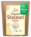 Jiva Orgánica Shatavari Polvo Orgánico 14 Bolsa de onza Bulk - Espárragos racemosus - Ayurvédico puro Herb