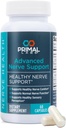 Primal Labs Advanced Nerve Support - Suplemento Nerve Wellness con Benfotiamine, B6, B12, Ácido Alfa Lipoico, Acetyl-L-Carnitine - Bienestar nervioso, pies, piernas, función sensorial, confort - 60 ct.