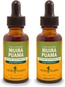 Herb Pharm Muira Extracto de Puama para el soporte del sistema reproductor - 1 onza (Pack of 2)