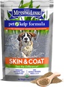 La mascota de Enlace Desaparecido Kelp Canine Skin & Coat 8oz Superfood Powdered Suplemento, Organic & Limited Ingredient Formula for Dogs