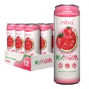 MITRA-9 Bebidas Botánicas - Strawberry Watermelon Sparkling Bebe Kava Con Kava Root Extract - Mood Enhancer - Planta de base - Promueve la calma natural y la claridad (12 Fl. Oz) (12)