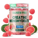 Cretina Monohydrate Gummies 5000mg para Hombres &amp; Mujeres, Monohidrato de Creatina para la fuerza muscular, Muscle Builder, Energy Boost, Pre-Workout Suplemento(120 Cuenta)-Watermelon Flavor