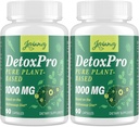 2000 MG Detox de base vegetal Cleanse – Natural Toxin Flush for Liver, Gut & Colon – Antioxidant & Digestive Support – Zeolite Detox – Fast-Acting Detox Complex for Women & Hombre – 120 cápsulas