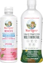MaryRuth's Women's Multivitamin + Hair Growth Liposomal (Peach) & Liquid Nighttime Multimineral (Pineapple) ← Clean Label Project Verified® ← Vegan ← Belleza, Rutina Bedtime & Salud general