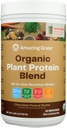 Increíble Grass Planta orgánica Protein Blend: Vegan Protein Powder, Nueva Fórmula Superalimentaria Proteína Proteína, Agitación Nutricional Todo-En-Uno Con Beet Root, Original, 18 Actuaciones (Chocolate Peanut Butter)