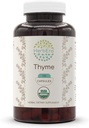 Thyme USDA Organic 120 Capsules ← Suplemento Natural Herbal ← Certified Organic Vegetarian Capsules and Organic Thyme (Thymus Vulgaris) Leaf seco (120 cápsulas)