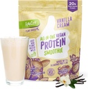 FlavCity All-in-One Vegan Protein Powder Smoothie, Vanilla - Pre-Workout basado en plantas Reemplazamiento de la comida Shake for Women & Men Made with 20g of Almond Protein - Gluten Free & Dairy-Free