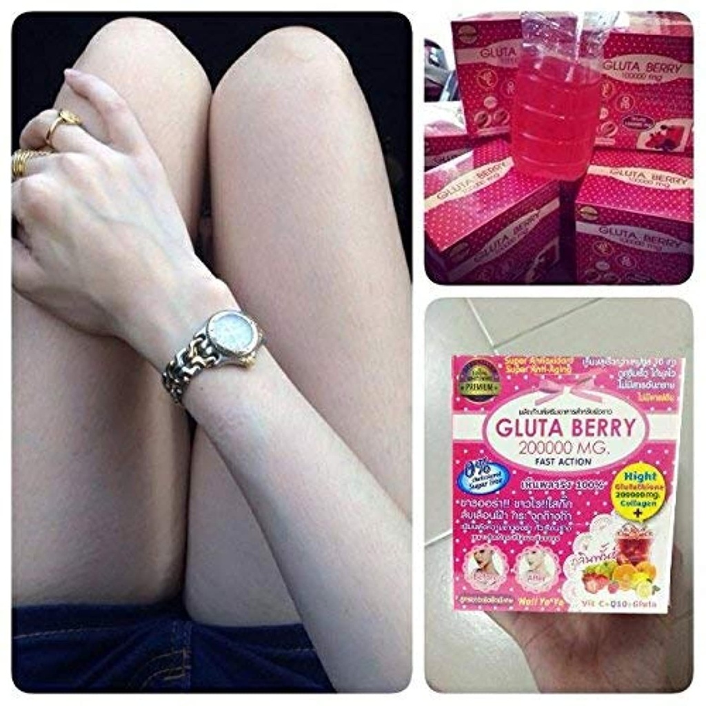 200000 mg Bebida Punch Whitening Skin Acción rápida 10pcs./Box.