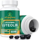 800 MG Liposomal Luteolina Suplemento - Absorción Máxima, Suplemento Antioxidante Premium para Cerebro & Well-Being general, 60 Softgels - 30-Day Supply