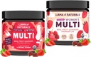 Llama Naturals Real Fruit Gummies multivitamínicos para niños & mujeres Vitaminas integrales basadas en la comida  No Añadido Cane Sugar ← Orgánica, Vegan, Chewable  durable 90 ct & 120 ct