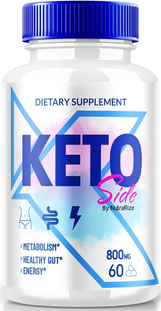 Keto Side Capsules, Suplemento Premium para Apoyar Estilo de Vida Activo, Soporte integral de Keto para Achieve Fit y Cuerpo Saludable, KetoSide Detox Pills Reseñas (60 cápsulas)