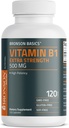 Bronson Vitamina B1 Extra Strength 500 MG High Potency Non-GMO, 120 cápsulas