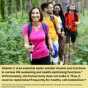 100% Vitamina Natural C de Acerola Cherry con Lavitol DHQ Dihydroquercetin Plus 250 mg Citrus Bioflavonoides - Vitamina integral C, sin ácido ascórbico sintético y sin aditivos - 250 mg, 60 cápsulas