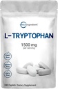 Micro Ingredientes L-Tryptophan 1,500mg, 240 Caplets ← Aminoácidos esenciales + Relajación Soporte ← Mood, Sleep & Nervous System Balance ← Clean Label, Non-GMO
