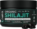 Himalayan Shilajit Resin 30g con Shilajit Spoon - 3 Months Plan - 100% Gold Grade Pure Shilajit for Hombres y Mujeres - Trace Minerals, Fulvic & Humic Acid - Stamina, Energy Booster and Strong Immunity