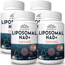 1600 mg Suplemento Liposomal NAD 1600 mg, 98% Suplemento NAD+ puro, Absorción superior, Alternativa a Nicotinamide Riboside o NADH para Boost NAD+ for Aging Defense, Energy, Longevity, 240 Softgels