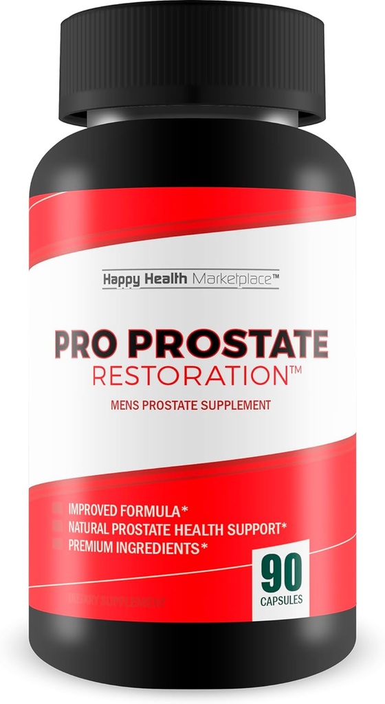 Restauración de próstata - Nuestro mejor suplemento de apoyo a la próstata natural para la salud de los hombres - Apoyo a la salud de próstata - Nuestros mejores suplementos de próstata para hombres