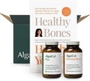 ALGAECAL Kit de bienvenida - Bone Builder Pack, Suplemento de calcio basado en plantas " Strontium, Vitaminas K2, D3, Magnesio " 16 nutrientes esenciales + libro Huesos saludables Usted por Lara Pizzorno