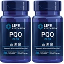 PQQ, pyrroloquinolina Quinone, 20 mg, promueve el crecimiento de la nueva mitocondria, libre de gluten, no GMO, vegetariano, 1 diario, 30 cápsulas (Pack of 2)