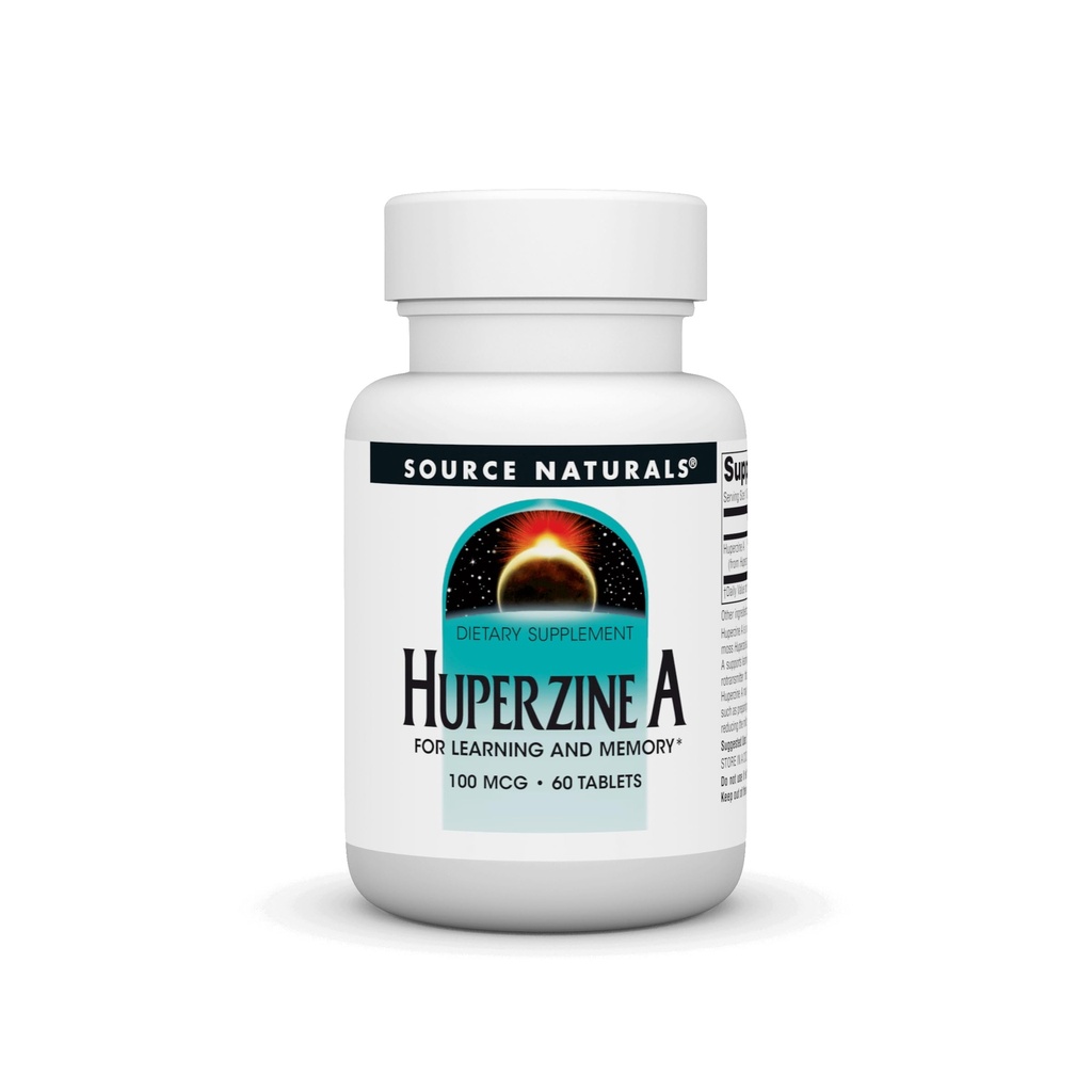 Fuente Naturales Huperzine A for Learning & Memory* - 100 mcg, 60 Tablets