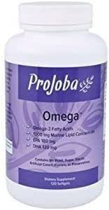 Ácidos grasos esenciales de Omega 3 EFA &amp; DHA - 120 cápsulas - 2 Pack