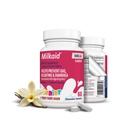 Milkaid Junior Lactase Enzyme Chewable Tablets for Lactose Intolerance ¦ Prevents Gas, Bloating, Diarrhea in Children Tortura Fast Acting Dairy Digestive Supplement for Kids Tortura 60 ct (60 Tablets, Vanilla)