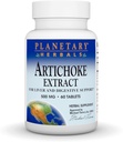 Herbals planetarios Artichoke Extract Tablets, 500 mg, 60 Conteo
