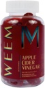 WEEM Manijas de vinagre de manzana - ACV natural vegano con ácido fólico gratis - Vitamina B12 - Suplemento Premium Detox & Peso- Ayuda Digestión para Mujeres y Hombres