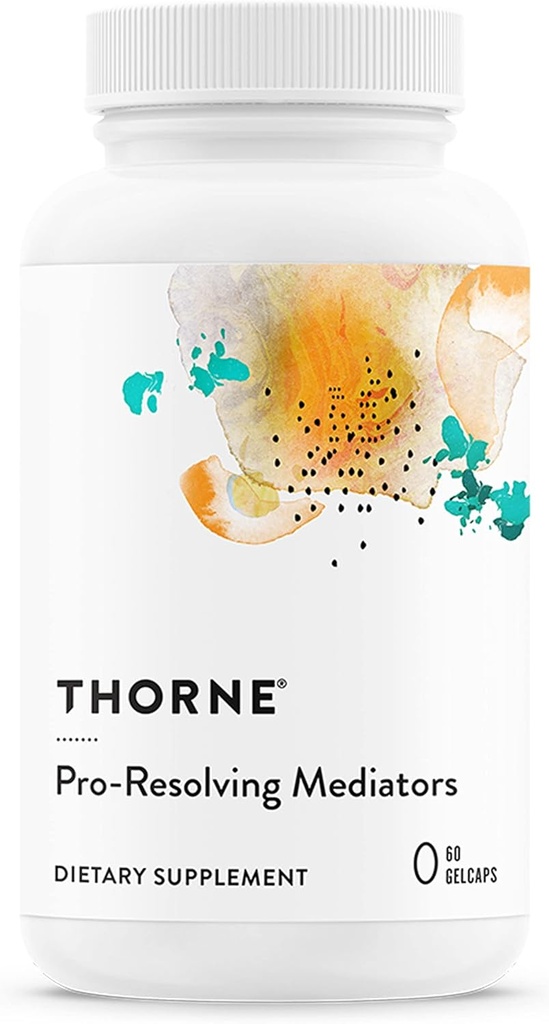 THORNE - Mediadores Pro-Resolver - Combina Mediadores Pre-Resolver con EPA y DHA - Apoya una Respuesta Equilibrada y Estructura Cerebro Saludable* - 60 Gelcaps