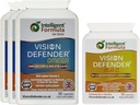 Vision Defender MAC & Omega Todos los días General Eye-Health Bundle (90 Days Supply). Suplemento de Vitaminas Ojo Incluye Carotenoides Lutein, Zeaxanthin, Omega-3 (DHA, EPA). Made in UK by Eye Specialists