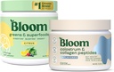Bloom Nutrition Superfood Greens Powder, Enzymes Digestivos con Probióticos y Prebióticos, Gut Health, Bloating Relief, Citrus + Bovine Colostrum Powder ← Pure 40% IgG Premium Colostrum
