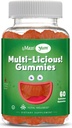 Maxi Health Multivitamin Gummies Vitaminas para Adultos & Niños - Cherry Flavored Gummy Multivitamins - 60 gomas de vitamina para mujeres y hombres - Múltiples vitaminas diarias Mujeres y hombres multivitaminas