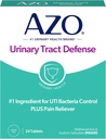 AZO Urinary Tract Defense Antibacterial Protection, FSA/HSA Eligible, ayuda a controlar una UTI hasta que pueda ver a un doctor, de la marca de salud urinaria más confiada, 24 conde (Pack of 1)