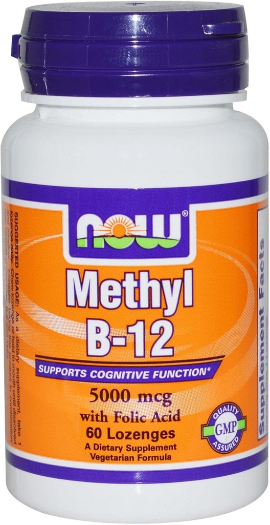 Ahora Alimentos B 12 Cerebro Lozenges Vitamina, 60 Ct