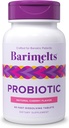 BariMelts Probiótico, 5 billón de UC, 60 tabletas de resolución rápida (2-Mes de suministro), Probióticos sin azúcar para las mujeres, Apoyo Salud Gut Después de Cirugía Bariat, Sabor de Cereza Natural