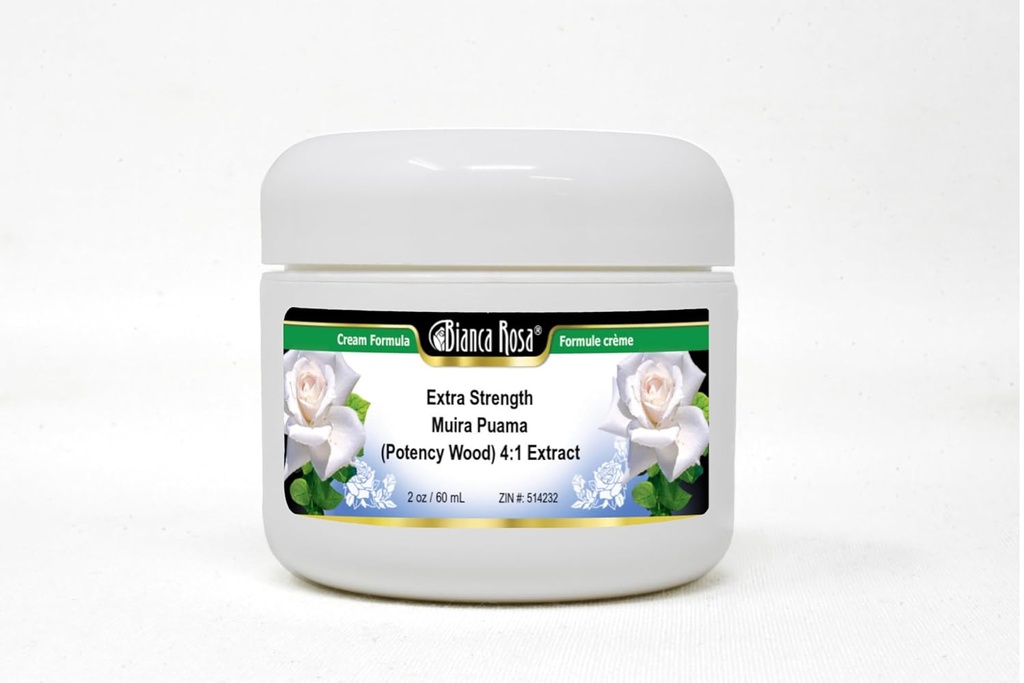 Bianca Rosa Extra Strength Muira Puama (Potency Wood) 4:1 Extracto Crema (2 oz, ZIN: 514232)