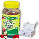 Manzana Vinagre Gummies- 500 mg 60 Ct (Pack 1), Boxeado por Fusion Shop