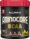 ALLMAX Nutrition AMINOCORE BCAA, Pineapple Mango - 945 g Polvo - 8.18 Gramos de ácidos de cadena ramificados por ser - con vitaminas B - No Fillers o Aminos No-BCAA - Sugar Gratis - 90 Servings
