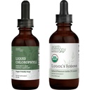 Earth Harmony Organic Lugol's Iodine 2% Solution & Liquid Chlorophyll - 2 Fl Oz Each