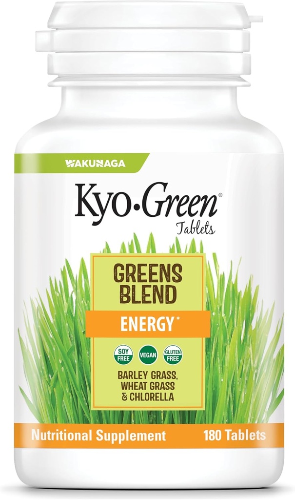 Kyo-Green Greens Blend Energy Tablets, 180 tabletas